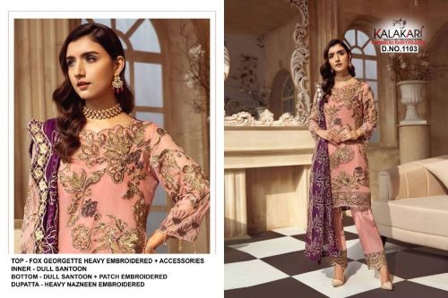 Kalakari Zeenat Georgette Pakistani Salwar Suits Collection